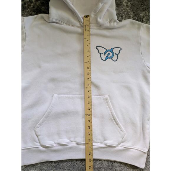 Peloton X Brittany Allen Hoodie Womens White Sweater Pullover Ladies - Large USA - Picture 14 of 16